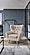 Voss Chair Beige by Prestige Furnishings