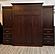[Floor Sample] Heritage Birch Queen Size Vertical Wall Bed with 2 Piers by Wallbeds
