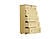 Jumbo Solid Wood 5 Drawer Chest by Volbis Furniture