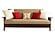 Futon Mattress Cover (8 Inch) - 100% Cotton Twill Fabric - WLH A by White Lotus