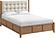 McKenzie Upholstered Rail Bed by Whittier Wood Furniture