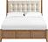 McKenzie Upholstered Rail Bed by Whittier Wood Furniture