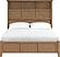 McKenzie Classic Bookcase Rail Bed by Whittier Wood Furniture