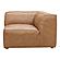 Form Corner Chair Sonoran Tan Leather by Moe's Home Collection