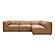 Form Signature Modular Sectional Sonoran Tan Leather by Moe's Home Collection
