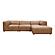 Form Lounge Modular Sectional Sonoran Tan Leather by Moe's Home Collection