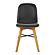 Napoli Leather Dining Chair Black (Set of 2) by Moe's Home Collection