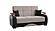 Yafah Gray Microfiber Fabric Loveseat by Casamode