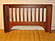 Carvita Futon Frame Red Oak Queen Size by Prestige