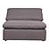 Clay Slipper Chair Livesmart Fabric Light Grey by Moe's Home Collection