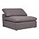 Clay Slipper Chair Livesmart Fabric Light Grey by Moe's Home Collection