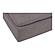 Clay Ottoman Livesmart Fabric Light Grey by Moe's Home Collection