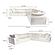 Clay Classic L Modular Sectional Livesmart Fabric Cream by Moe's Home Collection