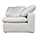 Terra Condo Corner Chair Livesmart Fabric Cream by Moe's Home Collection