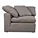 Terra Condo Corner Chair Livesmart Fabric Light Grey by Moe's Home Collection