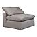 Terra Condo Slipper Chair Livesmart Fabric Light Grey by Moe's Home Collection