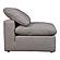 Terra Condo Slipper Chair Livesmart Fabric Light Grey by Moe's Home Collection