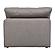 Terra Condo Slipper Chair Livesmart Fabric Light Grey by Moe's Home Collection
