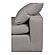 Terra Condo Slipper Chair Livesmart Fabric Light Grey by Moe's Home Collection