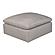 Terra Condo Ottoman Livesmart Fabric Light Grey by Moe's Home Collection