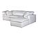 Terra Condo Lounge Modular Sectional Livesmart Fabric Cream by Moe's Home Collection