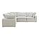 Terra Condo Classic L Neverfear Fabric Coastside Sand Modular by Moe's Home Collection
