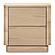 Round Off Tall Nightstand Oak by Moe's Home Collection