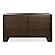 Rowan 6 Drawer Dresser Dark Brown by Moe's Home Collection
