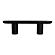 Rocca Bench Black by Moe's Home Collection