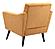 Bastille Accent Chair Yellow by Zuo Modern