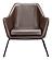 Jose Accent Chair Brown by Zuo Modern