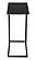 Atom Side Table Black by Zuo Modern