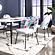 Torrey Dining Chair Multicolor Print & Gray (Set of 2) by Zuo Modern