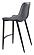 Magnus Counter Chair Dark Gray & Black (Set of 2) by Zuo Modern
