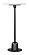 Woozy Side Table White & Black by Zuo Modern