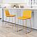 Mode Counter Chair Yellow (Set of 2) by Zuo Modern