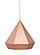 Forecast Ceiling Lamp Rose Gold by Zuo Modern