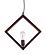 Rotorura Ceiling Lamp Rust by Zuo Modern