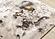 Zola Cream Taupe Brown Distressed Foliage Rug by Kalora
