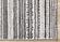 Zola Grey White Black Patterned Rows Rug by Kalora