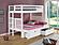Cambridge Bunk Bed w/Short Ladder White by Innovations