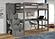 Loft Bed with Desk w/Staircase Gray by Innovations