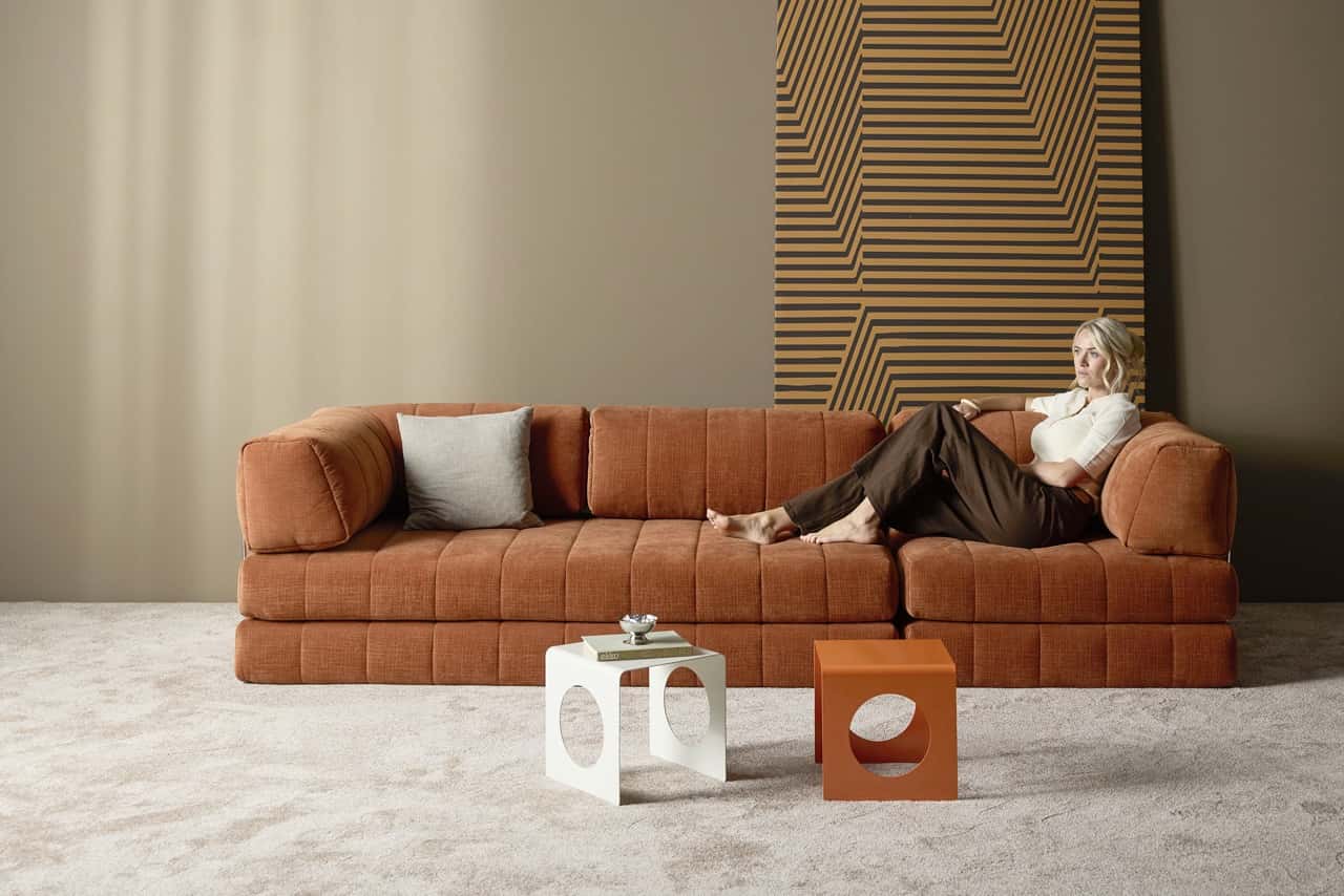 CozyPad Sleeper Sofa Grand with Arms