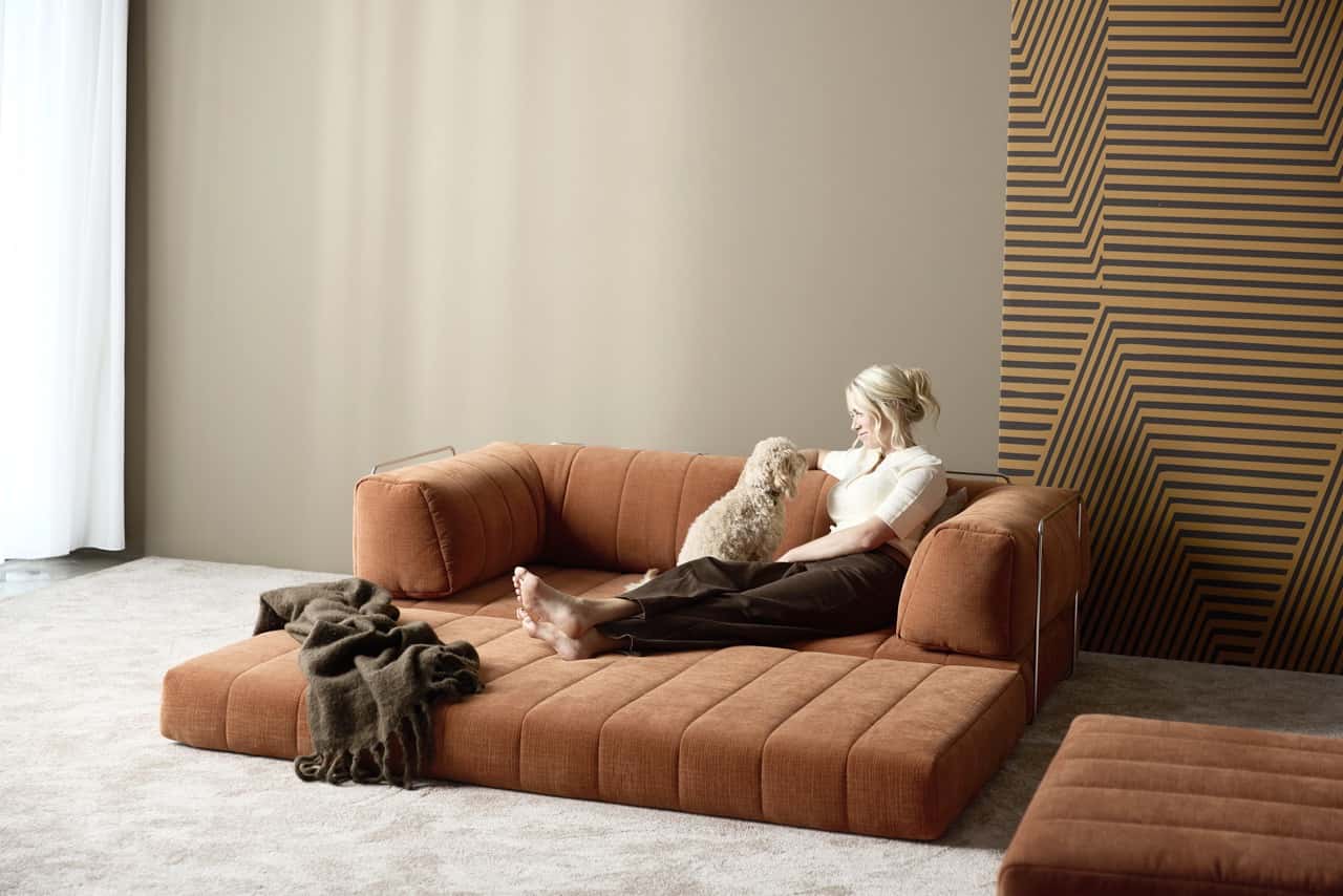 CozyPad Sleeper Sofa with Arms