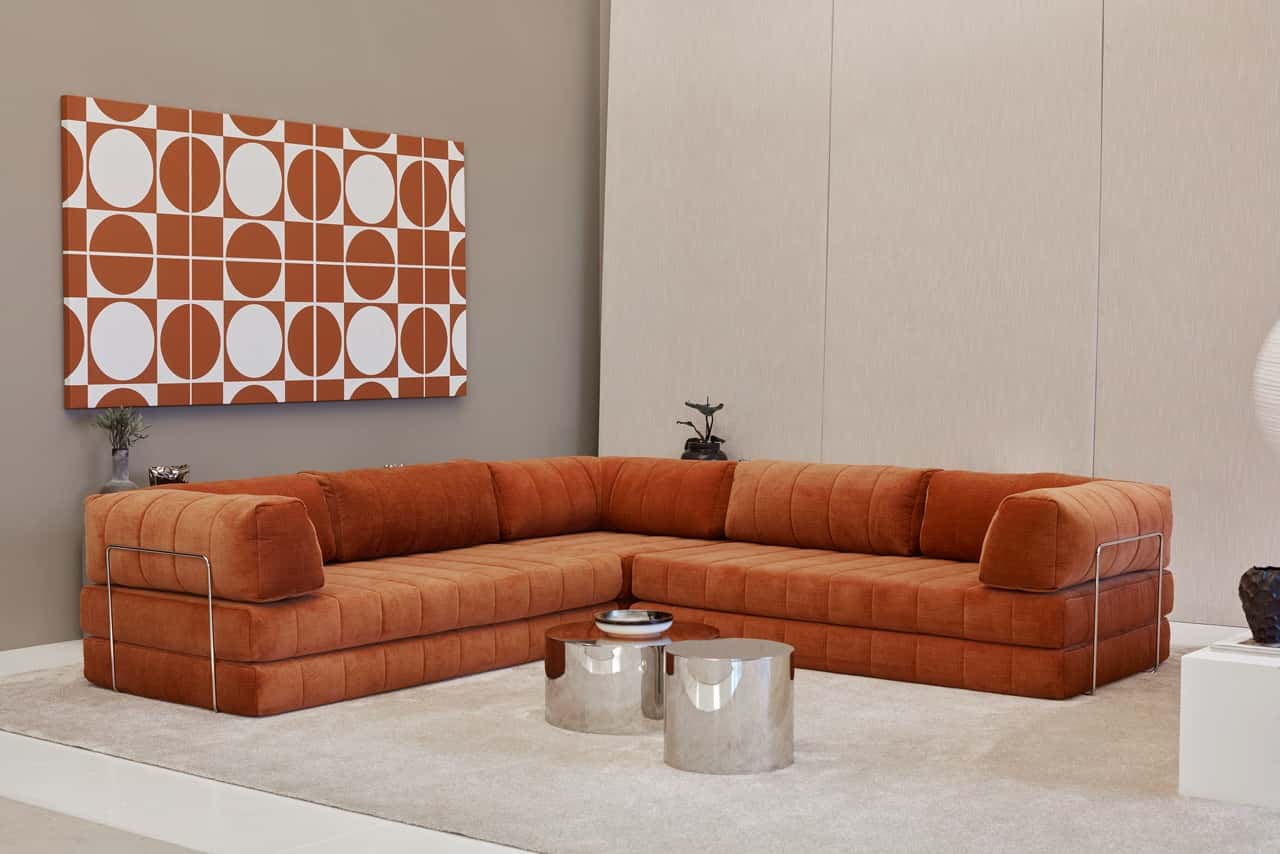 CozyPad Sleeper Sofa Corner with Arms