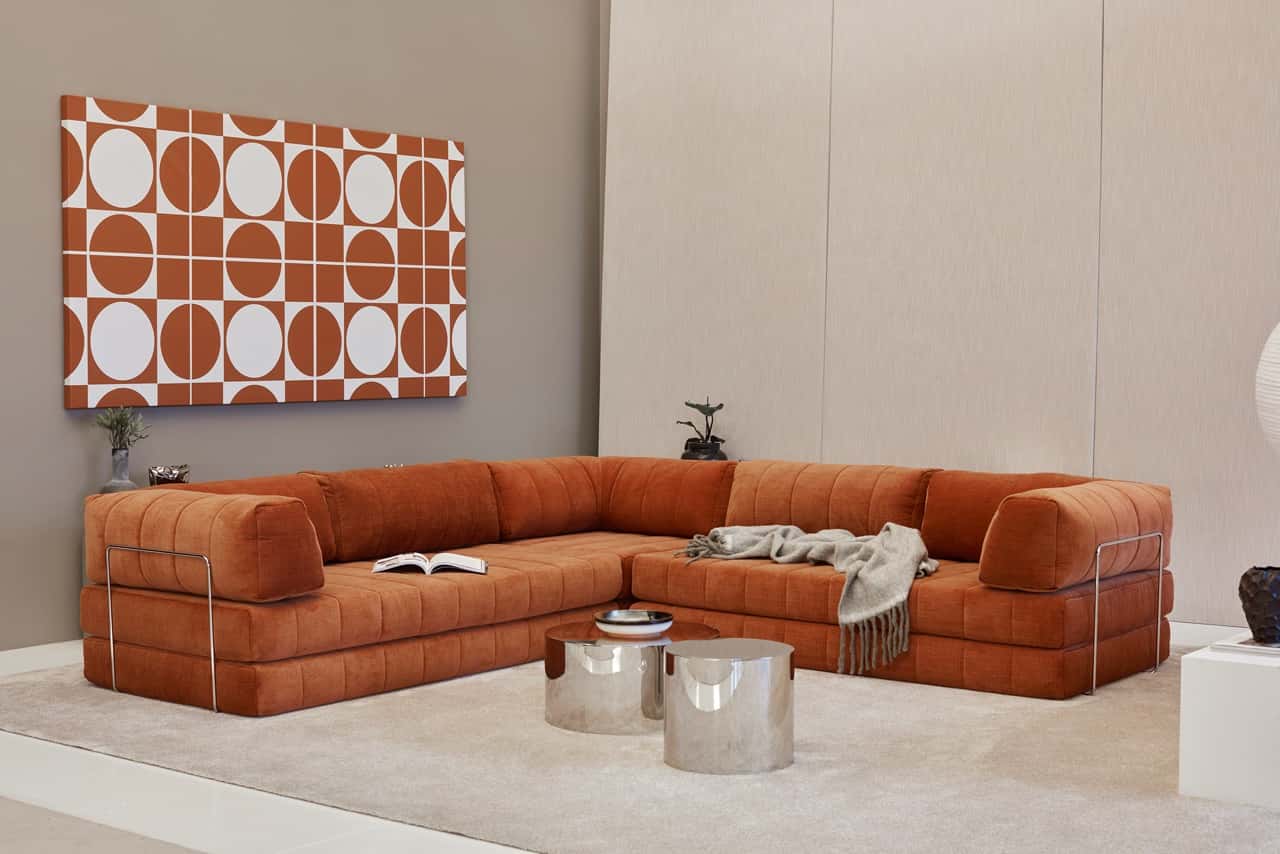 CozyPad Sleeper Sofa Corner with Arms