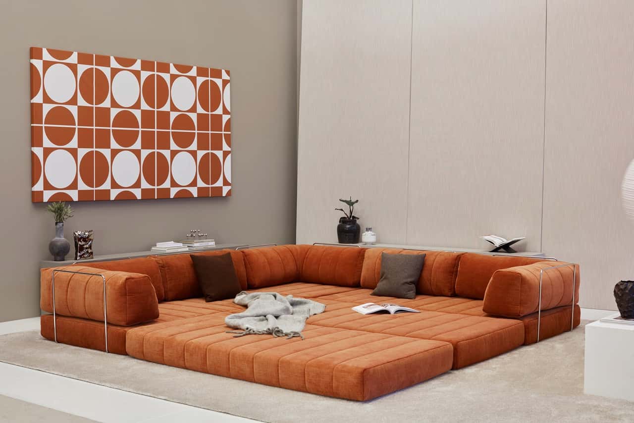 CozyPad Sleeper Sofa Corner with Arms