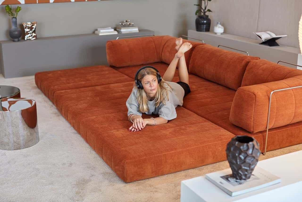 CozyPad Sleeper Sofa Grand with Arms