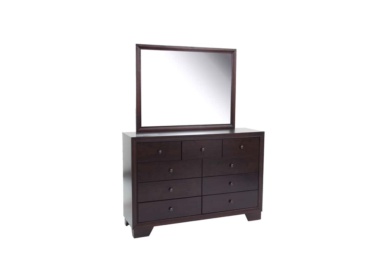 F4863 Wood 9-Drawer Dresser