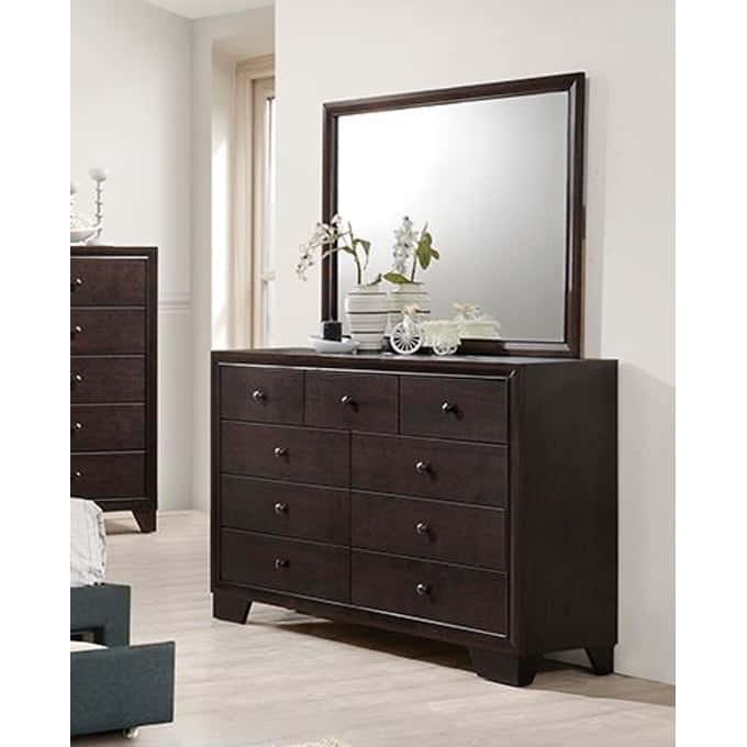 F4863 Wood 9-Drawer Dresser - Thumbnail 4
